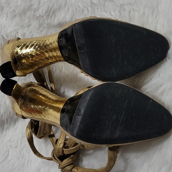 ♥️Auth GUCCI sandals Sexy Elegant block shoe sz 36.5 C ♥️ - Picture 12 of 16